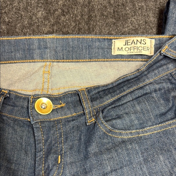 M Officer Classic Blue Straight Leg Jeans with Light Wash - Picture 6 of 6